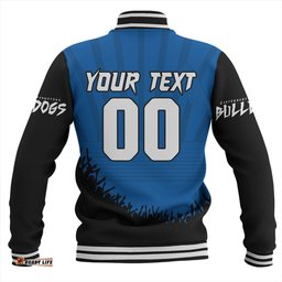 Amazing Aussie Canterbury Bankstown Bulldogs Heart Of A Fighter Tough And Fearless Baseball Jacket