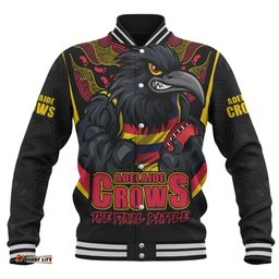 Amazing Aussie Adelaide Crows Final Clash Battle Edition Baseball Jacket