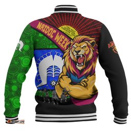 Amazing Aussie Brisbane Lions NAIDOC Week Pride Edition Baseball Jacket