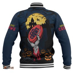 Amazing Aussie Adelaide Crows Full Moon Fever Halloween Supporter Baseball Jacket