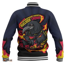 Amazing Aussie Adelaide Crows Premiership Series Flame Edition Baseball Jacket