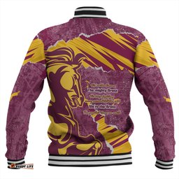 Brisbane Broncos Baseball Jacket - Theme Song