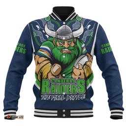 Amazing Aussie Canberra Raiders Final Clash Battle Edition Baseball Jacket