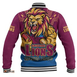 Amazing Aussie Brisbane Lions Final Clash Battle Edition Baseball Jacket