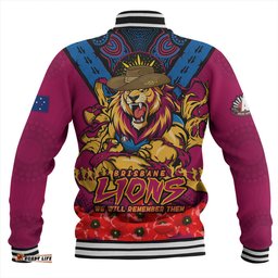 Amazing Aussie Brisbane Lions Ripped Legacy Of The Game The ANZAC Spirit Lives On Baseball Jacket