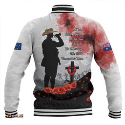 Amazing Aussie Australia Blood And Honor Remembrance Day Tribute Baseball Jacket