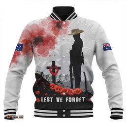 Amazing Aussie Australia Blood And Honor Remembrance Day Tribute Baseball Jacket