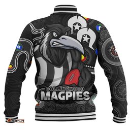 Amazing Aussie Collingwood NAIDOC Spirit Of Country Baseball Jacket