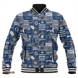Amazing Aussie Geelong Cats Legacy Of The Pride Comic Style Baseball Jacket