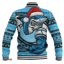 Amazing Aussie Cronulla Sutherland Sharks Ugly Knit Style For Christmas Game Fans Baseball Jacket