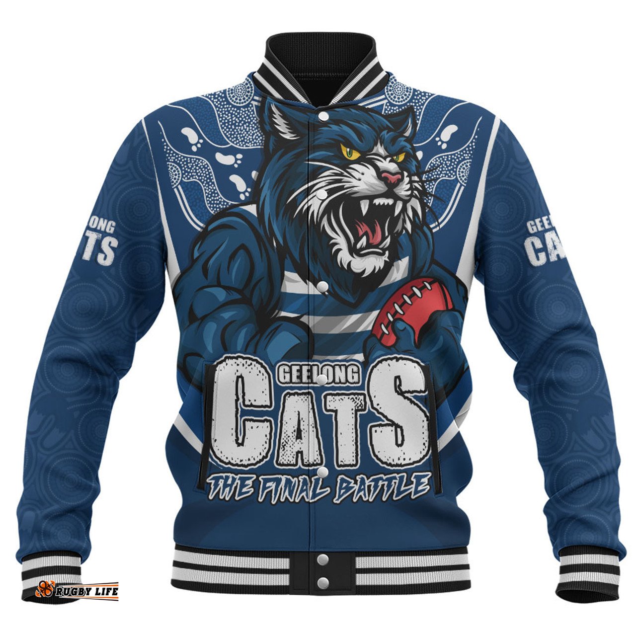 Amazing Aussie Geelong Cats Final Clash Battle Edition Baseball Jacket