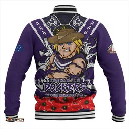 Amazing Aussie Fremantle Ripped Legacy Of The Game The ANZAC Spirit Lives On Baseball Jacket