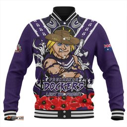 Amazing Aussie Fremantle Ripped Legacy Of The Game The ANZAC Spirit Lives On Baseball Jacket