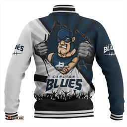 Amazing Aussie Carlton Breaking Through Fan Design Baseball Jacket