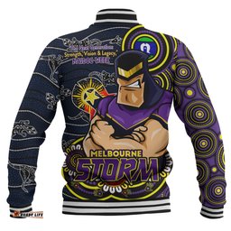 Amazing Aussie Melbourne Storm Spirit Of NAIDOC Series Baseball Jacket