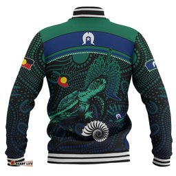 Amazing Aussie Indigenous Australian Aboriginal Turtle Of The Dreaming NAIDOC Edition Baseball Jacket