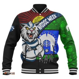 Amazing Aussie Geelong Cats NAIDOC Week Pride Edition Baseball Jacket