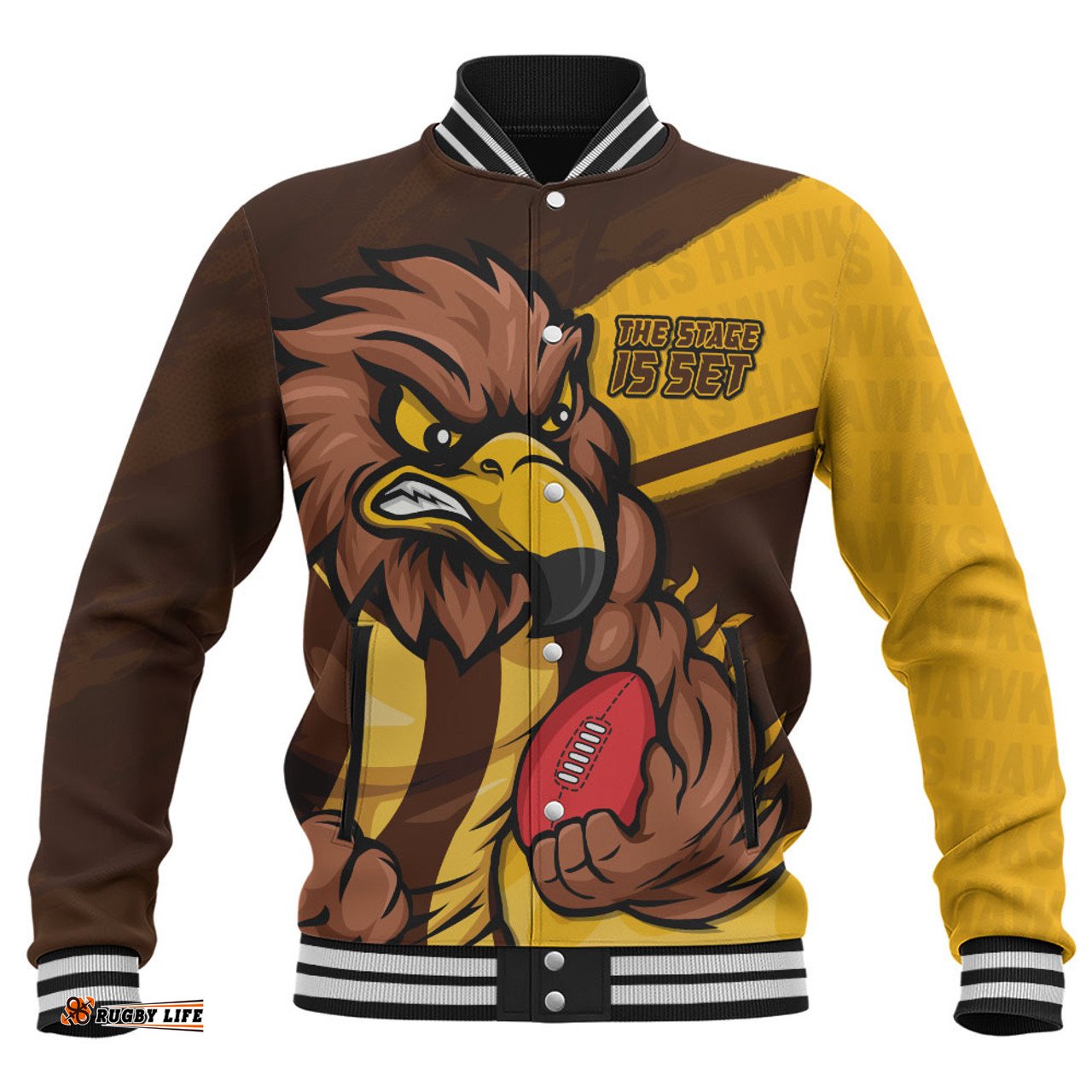 Amazing Aussie Hawthorn Defend The Pride Baseball Jacket