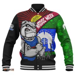 Amazing Aussie Western Bulldogs NAIDOC Week Pride Edition Baseball Jacket