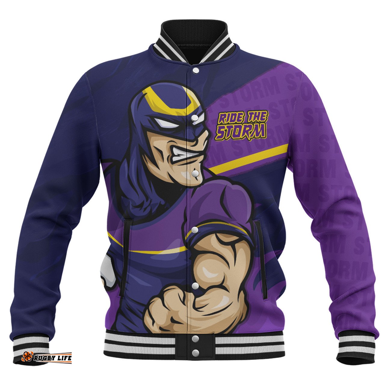 Amazing Aussie Melbourne Storm Defend The Pride Baseball Jacket