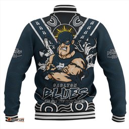 Amazing Aussie Carlton Ripped Legacy Of The Game Baseball Jacket