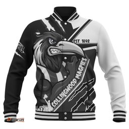 Amazing Aussie Collingwood Battlefield Glory Gear Baseball Jacket