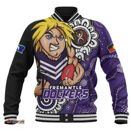Amazing Aussie Fremantle Power Through Generations NAIDOC Edition Baseball Jacket