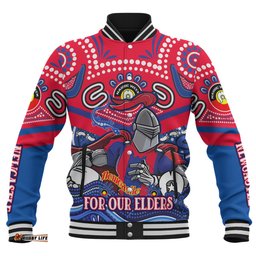 Amazing Aussie Newcastle Knights Naidoc Week Custom For Our Elders Home Jersey Jacket Baseball Jacket