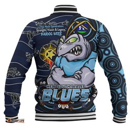 Amazing Aussie New South Wales Blues Spirit Of NAIDOC Series Baseball Jacket
