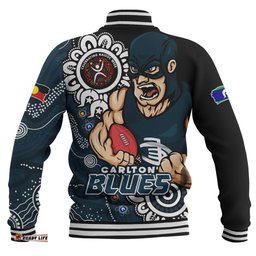 Amazing Aussie Carlton Power Through Generations NAIDOC Edition Baseball Jacket