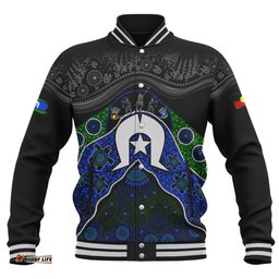 Amazing Aussie Indigenous Australian Aboriginal Torres Warrior Legacy NAIDOC Journey Baseball Jacket