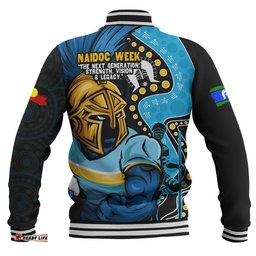 Amazing Aussie Gold Coast Titans NAIDOC Indigenous Warrior Spirit Baseball Jacket