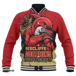 Amazing Aussie Redcliffe Dolphins Unleash Power In The Ultimate Battle Baseball Jacket