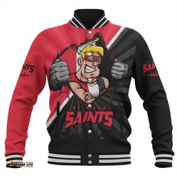 Amazing Aussie St Kilda Breaking Through Fan Design Baseball Jacket