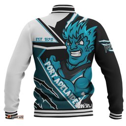 Amazing Aussie Port Adelaide Battlefield Glory Gear Baseball Jacket