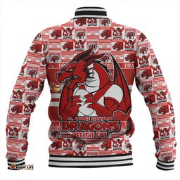 Amazing Aussie St. George Illawarra Dragons Champion���s Pride Comic Style Baseball Jacket