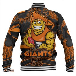 Amazing Aussie GWS GIANTS Blazing Spirit Of Victory Baseball Jacket