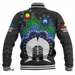 Amazing Aussie Indigenous Australian Aboriginal Naidoc Week Echo Of Ancestors Baseball Jacket