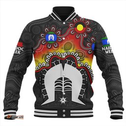 Amazing Aussie Indigenous Australian Aboriginal Naidoc Week Echo Of Ancestors Baseball Jacket