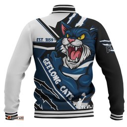 Amazing Aussie Geelong Cats Battlefield Glory Gear Baseball Jacket
