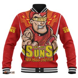 Amazing Aussie Gold Coast SUNS Final Clash Battle Edition Baseball Jacket