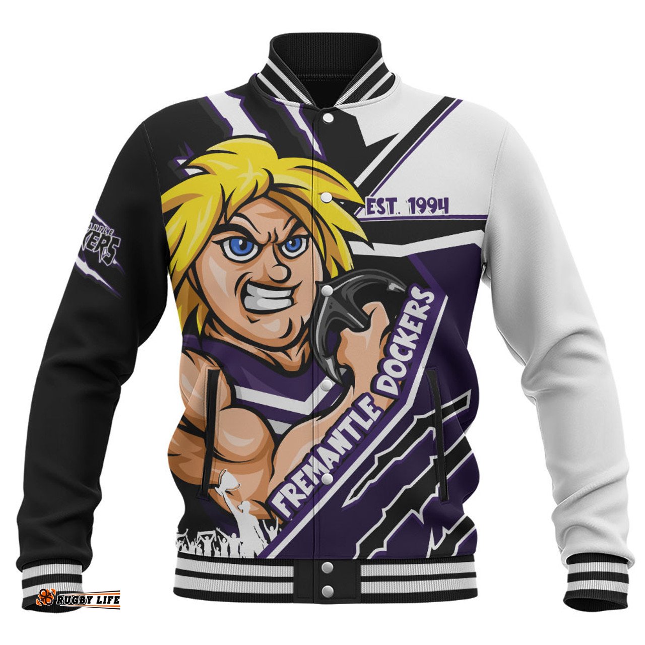 Amazing Aussie Fremantle Battlefield Glory Gear Baseball Jacket