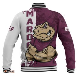 Amazing Aussie Queensland Maroons Queenslander Spirit Maroons Legacy Baseball Jacket