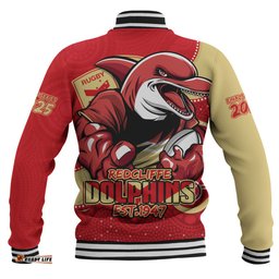 Amazing Aussie Redcliffe Dolphins Battle For Glory Rugby Finals Edition Baseball Jacket