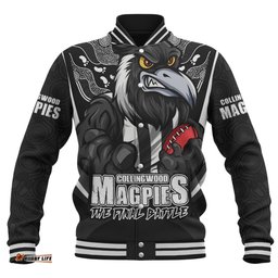 Amazing Aussie Collingwood Final Clash Battle Edition Baseball Jacket