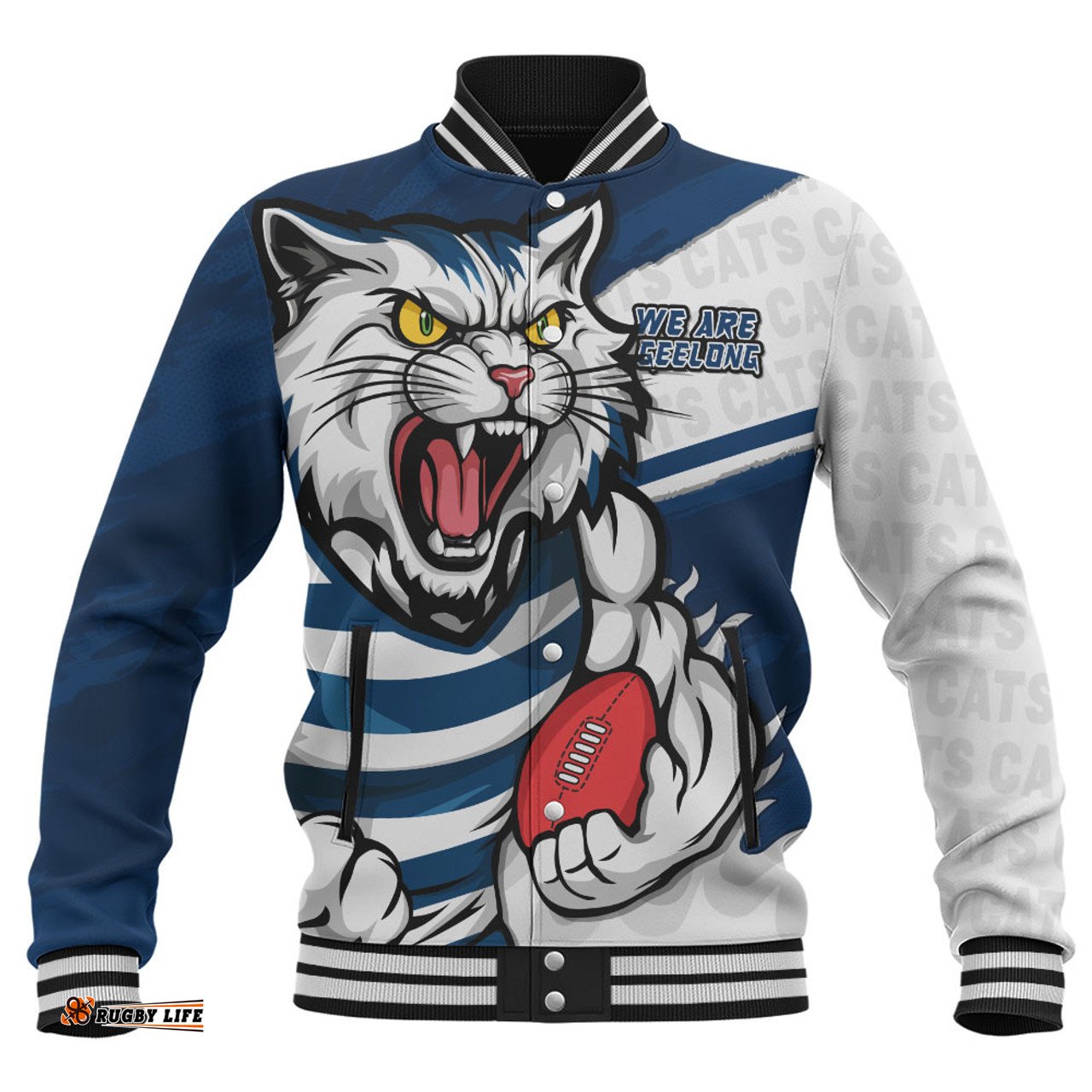 Amazing Aussie Geelong Cats Defend The Pride Baseball Jacket