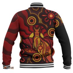 Amazing Aussie Indigenous Australian Aboriginal Echoes Of The Dreaming Baseball Jacket