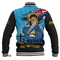 Amazing Aussie Gold Coast Titans Fearless ANZAC Defender Baseball Jacket