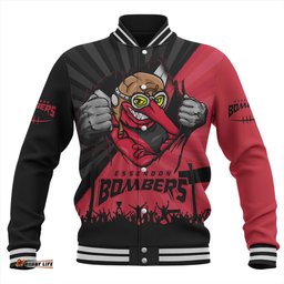 Amazing Aussie Essendon Breaking Through Fan Design Baseball Jacket