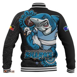 Amazing Aussie Cronulla Sutherland Sharks Power Through Generations NAIDOC Edition Baseball Jacket